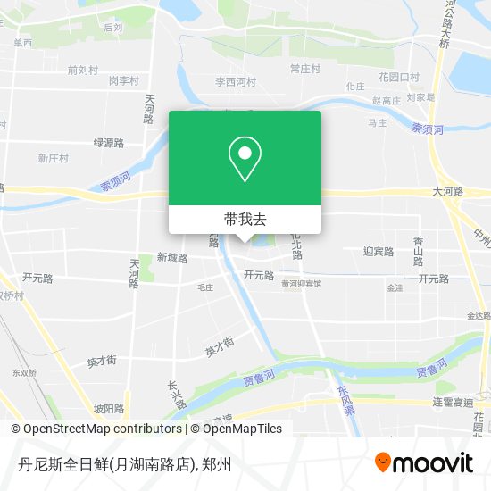 丹尼斯全日鲜(月湖南路店)地图