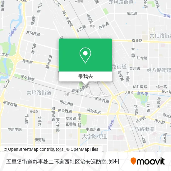 五里堡街道办事处二环道西社区治安巡防室地图