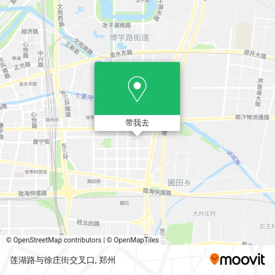 莲湖路与徐庄街交叉口地图