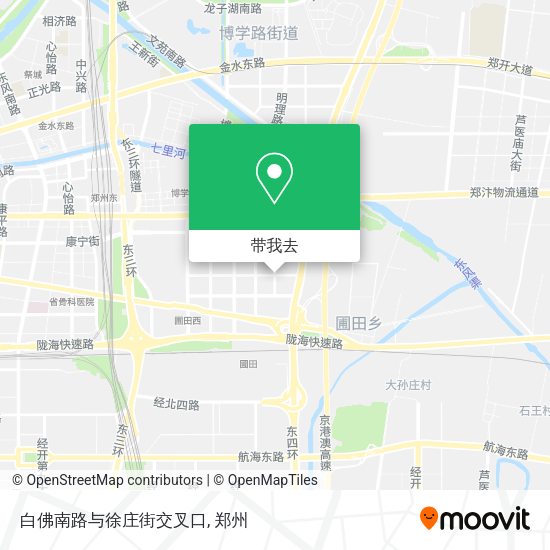 白佛南路与徐庄街交叉口地图