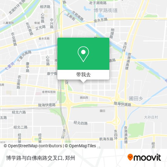 博学路与白佛南路交叉口地图