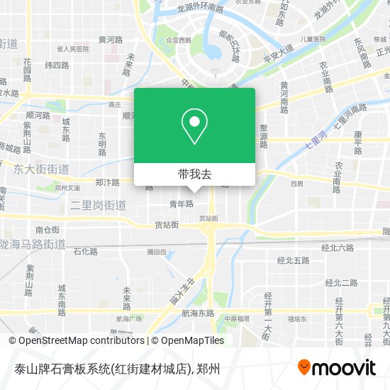 泰山牌石膏板系统(红街建材城店)地图