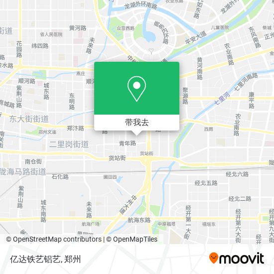 亿达铁艺铝艺地图