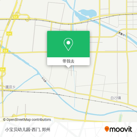 小宝贝幼儿园-西门地图