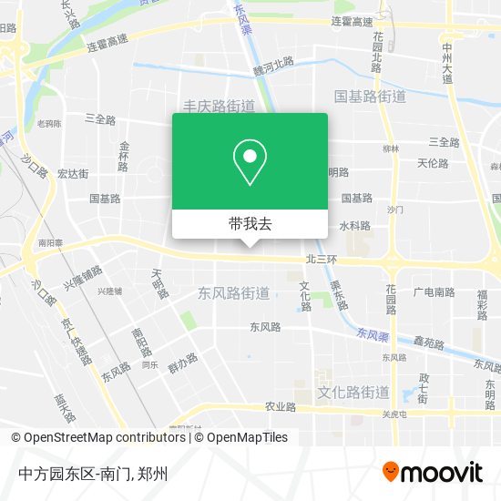 中方园东区-南门地图