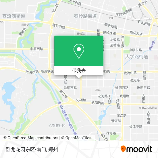 卧龙花园东区-南门地图