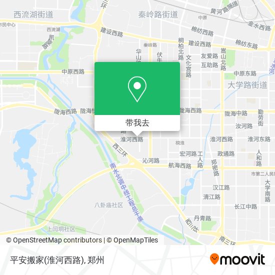 平安搬家(淮河西路)地图