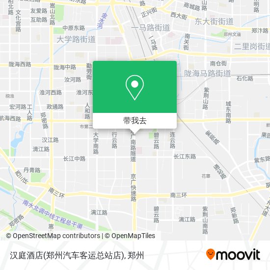 汉庭酒店(郑州汽车客运总站店)地图