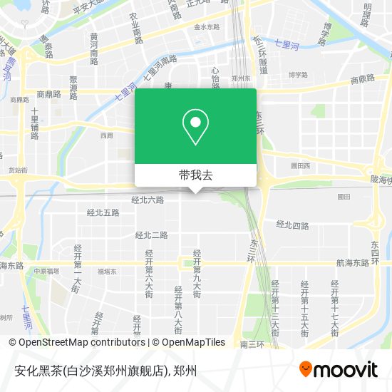 安化黑茶(白沙溪郑州旗舰店)地图