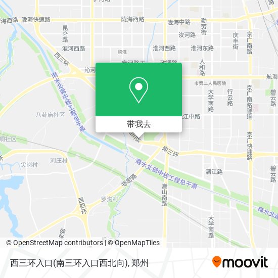 西三环入口(南三环入口西北向)地图