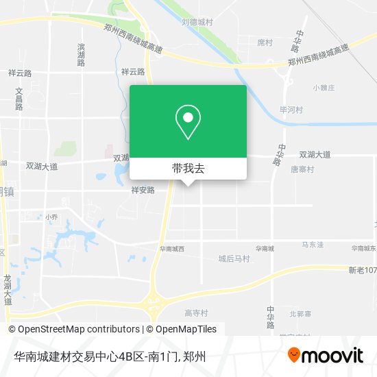 华南城建材交易中心4B区-南1门地图