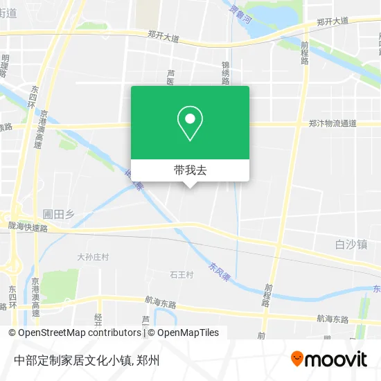 中部定制家居文化小镇地图