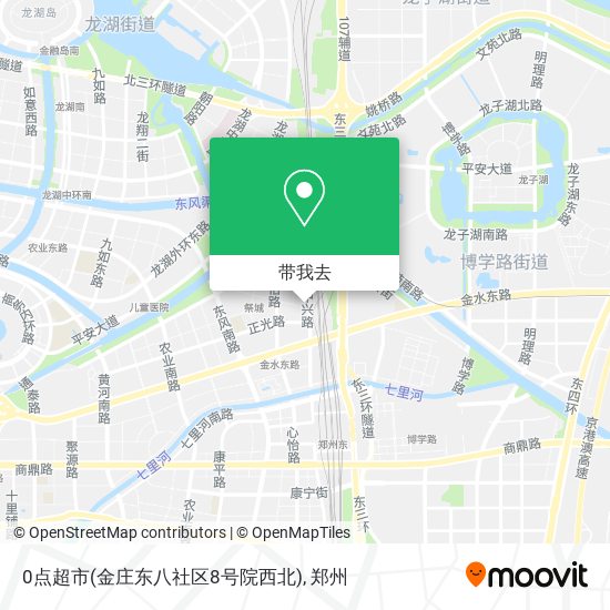 0点超市(金庄东八社区8号院西北)地图