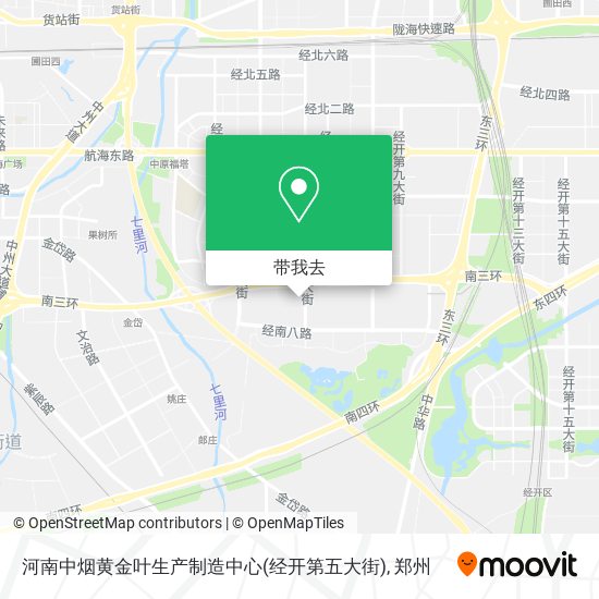 河南中烟黄金叶生产制造中心(经开第五大街)地图