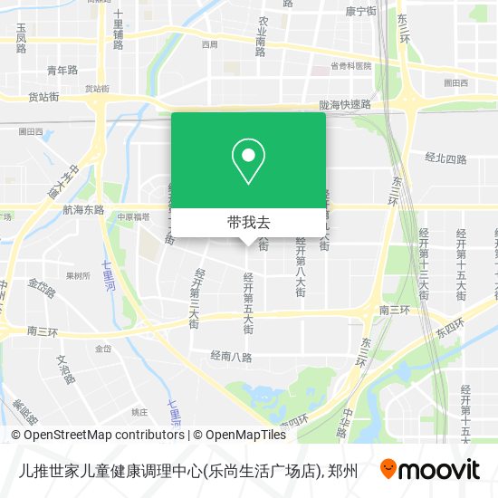 儿推世家儿童健康调理中心(乐尚生活广场店)地图