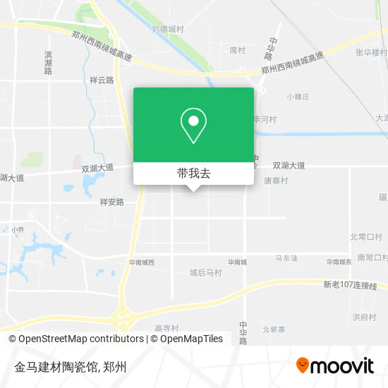 金马建材陶瓷馆地图