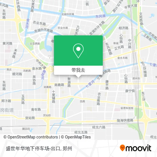 盛世年华地下停车场-出口地图