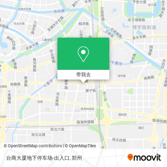 台商大厦地下停车场-出入口地图