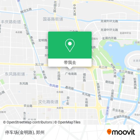 停车场(金明路)地图