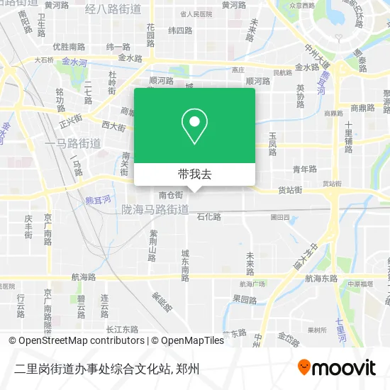 二里岗街道办事处综合文化站地图