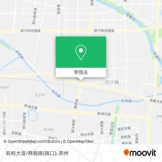 前程大道/商都路(路口)地图
