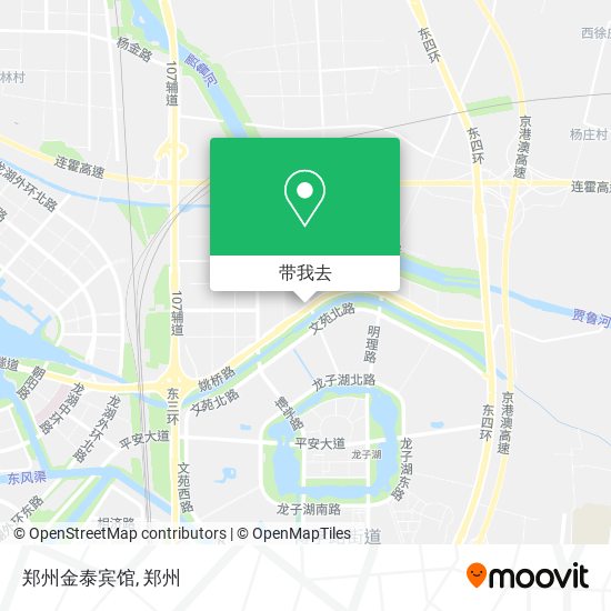 郑州金泰宾馆地图