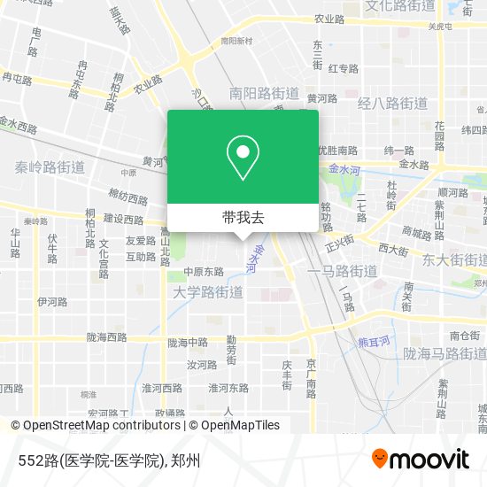 552路(医学院-医学院)地图
