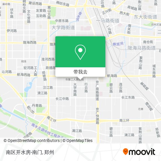 南区开水房-南门地图