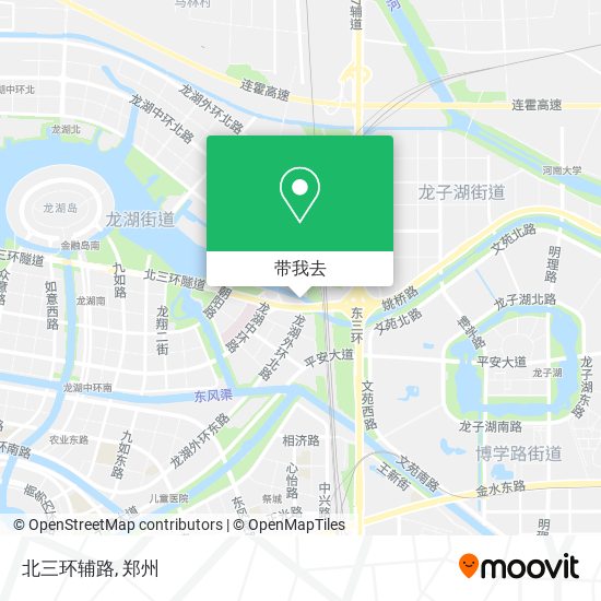 北三环辅路地图