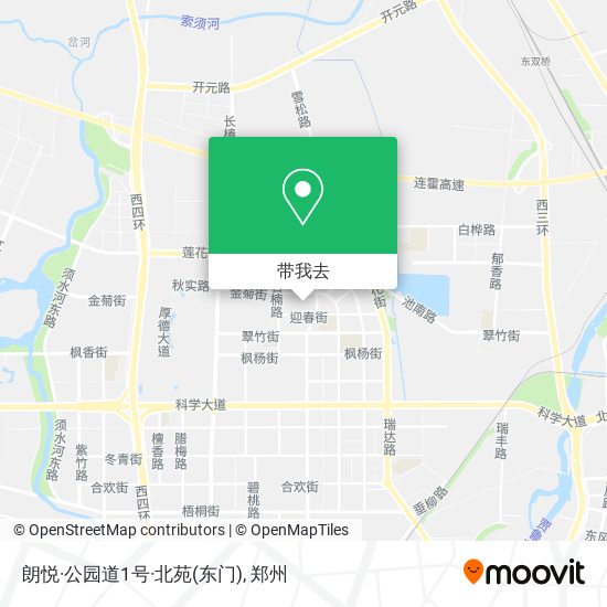 朗悦·公园道1号·北苑(东门)地图