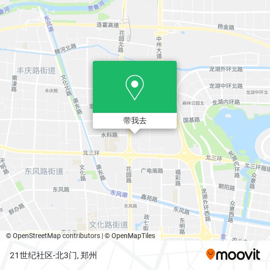 21世纪社区-北3门地图
