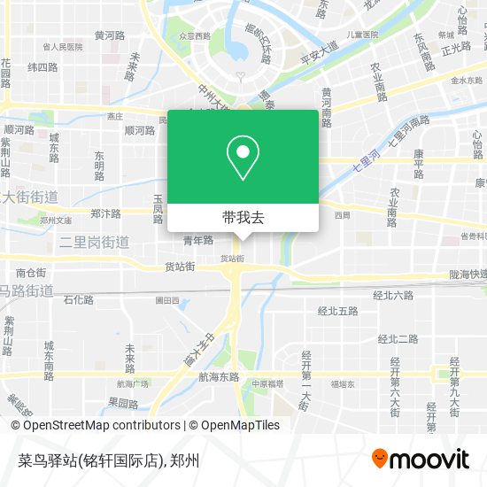 菜鸟驿站(铭轩国际店)地图