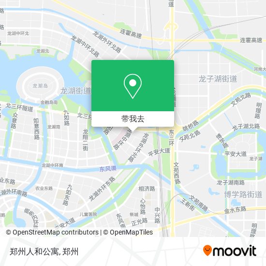 郑州人和公寓地图
