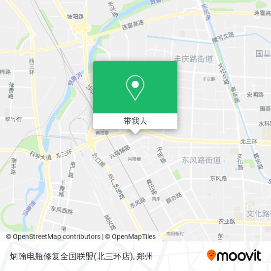 炳翰电瓶修复全国联盟(北三环店)地图