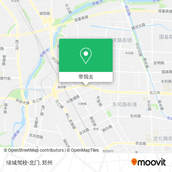 绿城驾校-北门地图