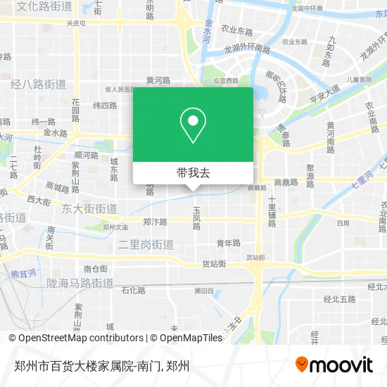 郑州市百货大楼家属院-南门地图