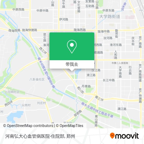 河南弘大心血管病医院-住院部地图