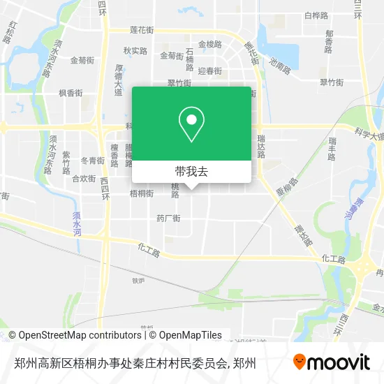 郑州高新区梧桐办事处秦庄村村民委员会地图