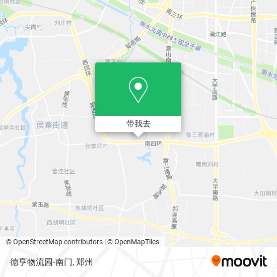 徳亨物流园-南门地图