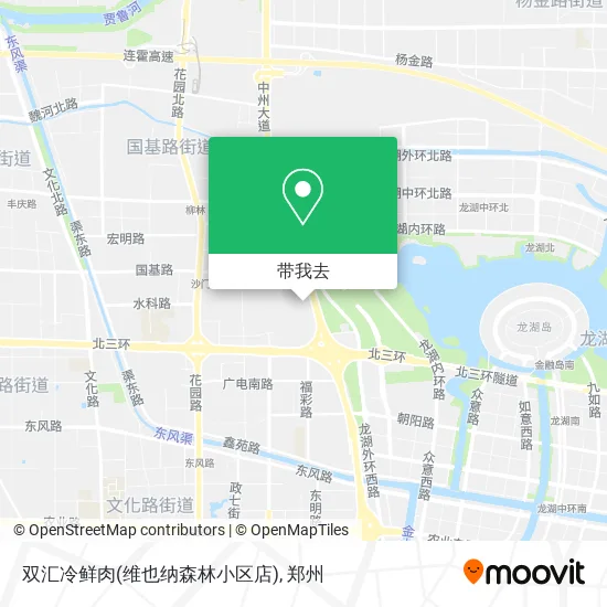 双汇冷鲜肉(维也纳森林小区店)地图