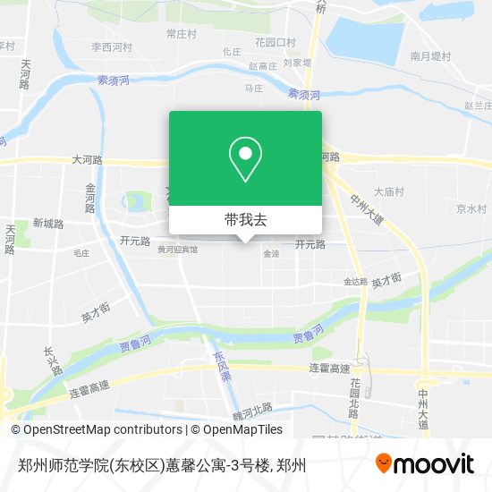 郑州师范学院(东校区)蕙馨公寓-3号楼地图