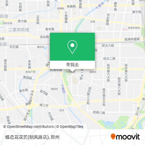 蝶恋花花艺(朝凤路店)地图
