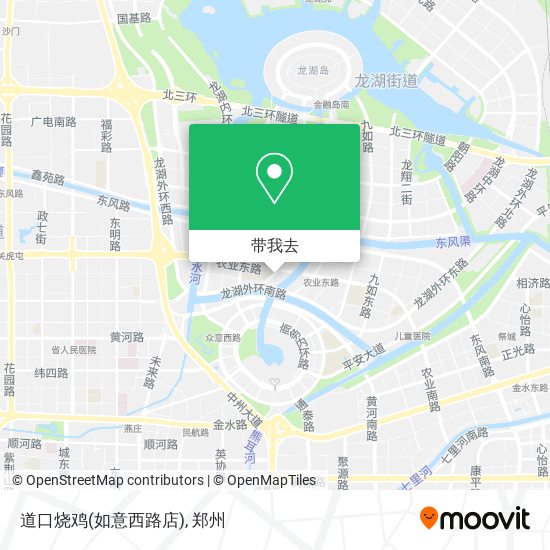 道口烧鸡(如意西路店)地图