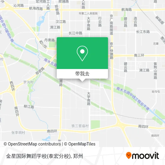 金星国际舞蹈学校(泰宏分校)地图