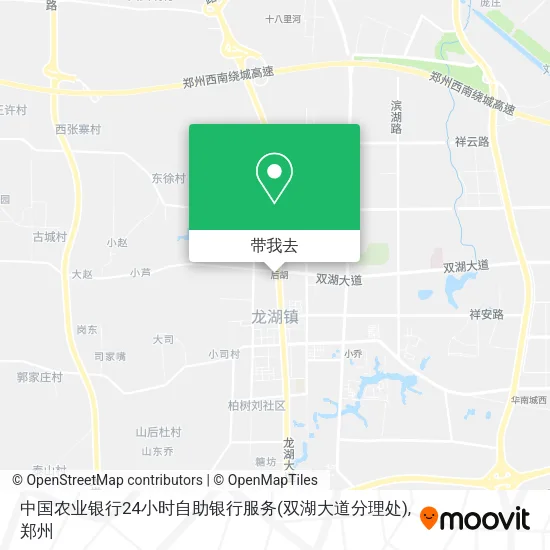 中国农业银行24小时自助银行服务(双湖大道分理处)地图