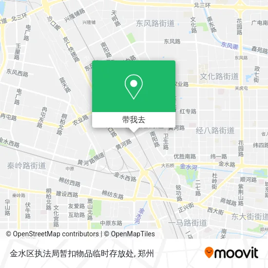 金水区执法局暂扣物品临时存放处地图