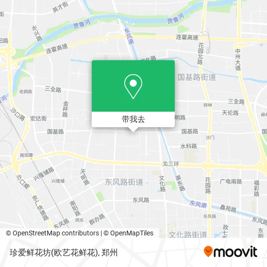 珍爱鲜花坊(欧艺花鲜花)地图