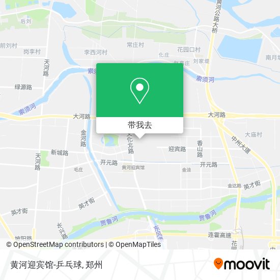 黄河迎宾馆-乒乓球地图