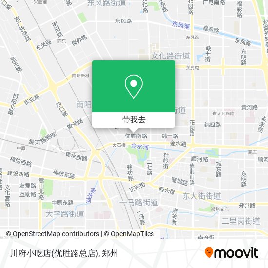 川府小吃店(优胜路总店)地图
