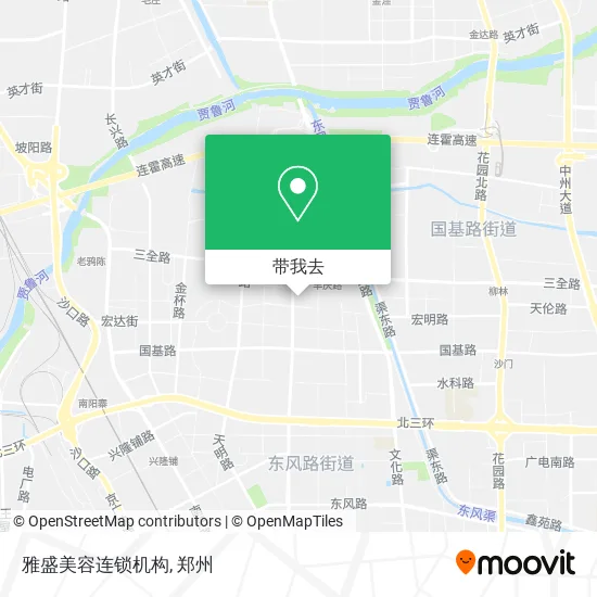 雅盛美容连锁机构地图